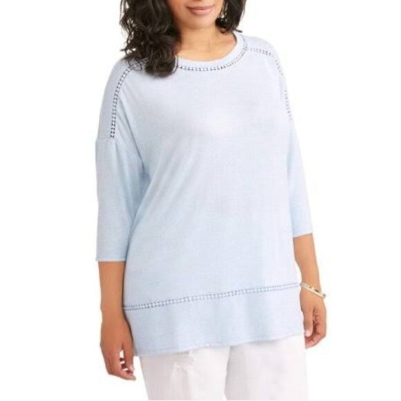 Terra & Sky Cutout Tunic 0X/14W - Picture 1 of 5